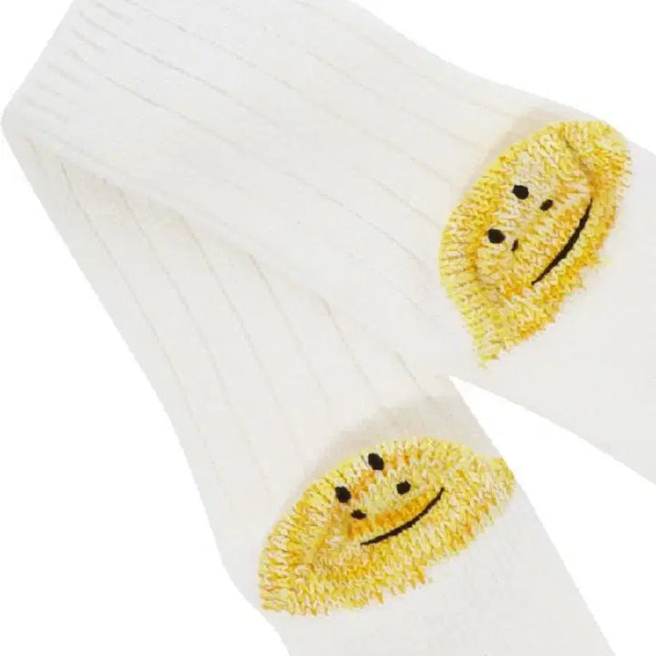 [BUNJANG] KAPITAL 56 Piece Happy Hill Socks White / <KAPITAL> 캐피탈 56 피스 해피 힐 삭스 화이트