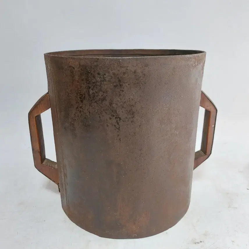 [BUNJANG] Vintage Tin Mal-tong Measure / 옛날 양철 말통 - 근대사. 소품용. 만물당