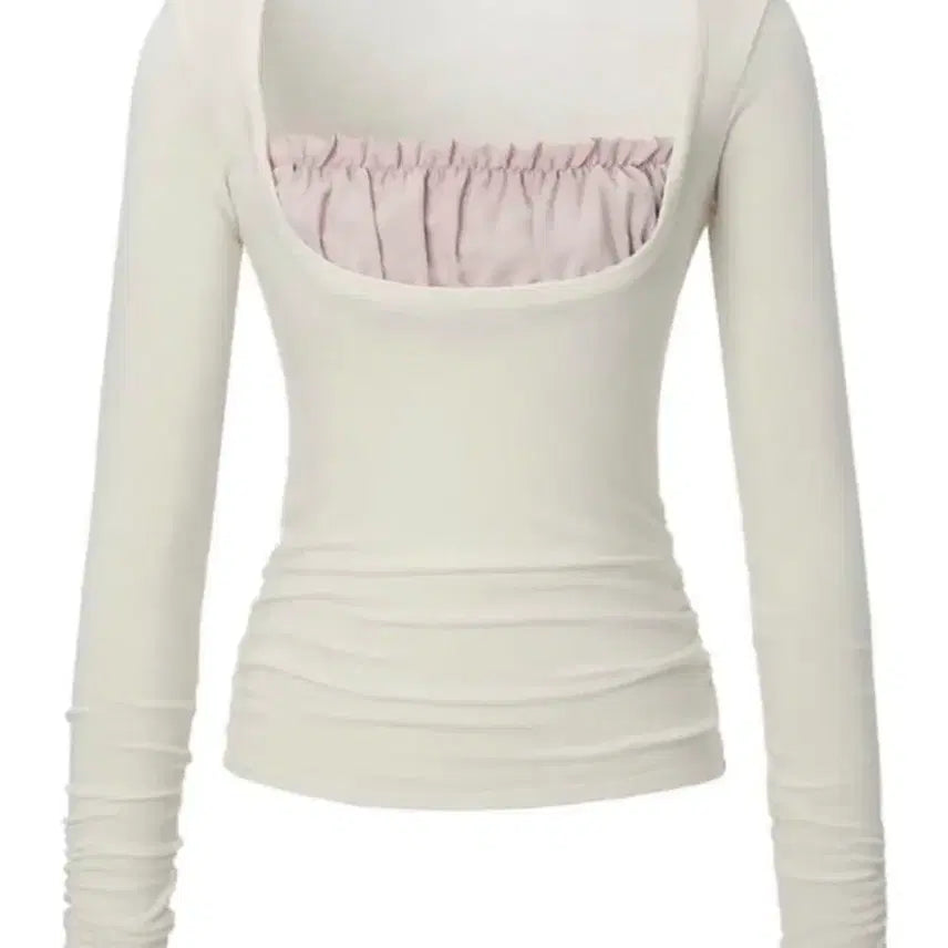 [BUNJANG] Three Times Sharon Layered Top Ivory S / 쓰리타임즈 샤론 레이어드 탑 아이보리 s