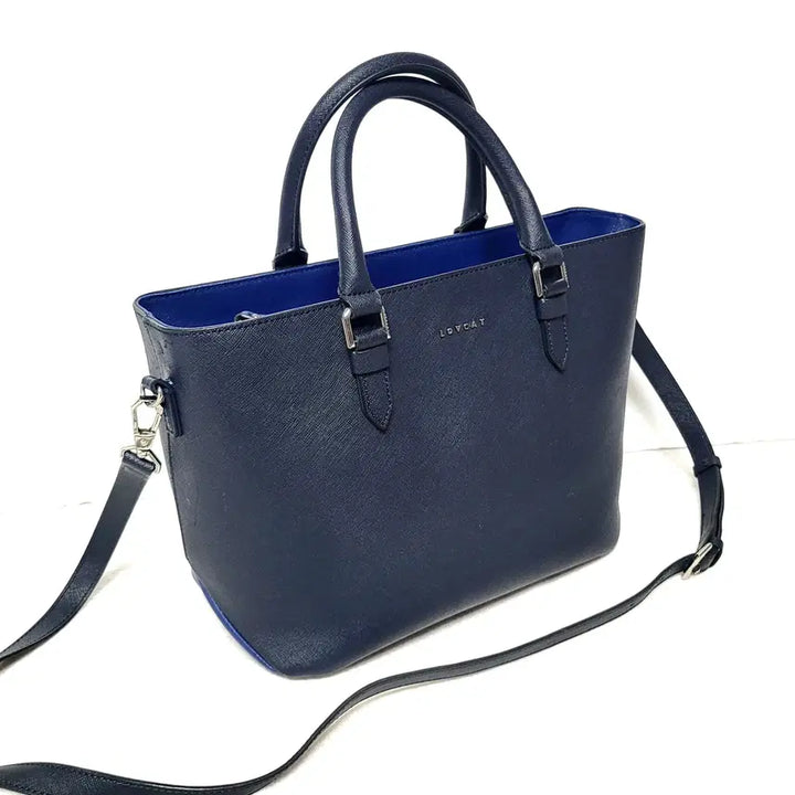 [BUNJANG] Lovecat L Gilli Leather Tote Bag / 정품)러브캣 L 길리 토드백