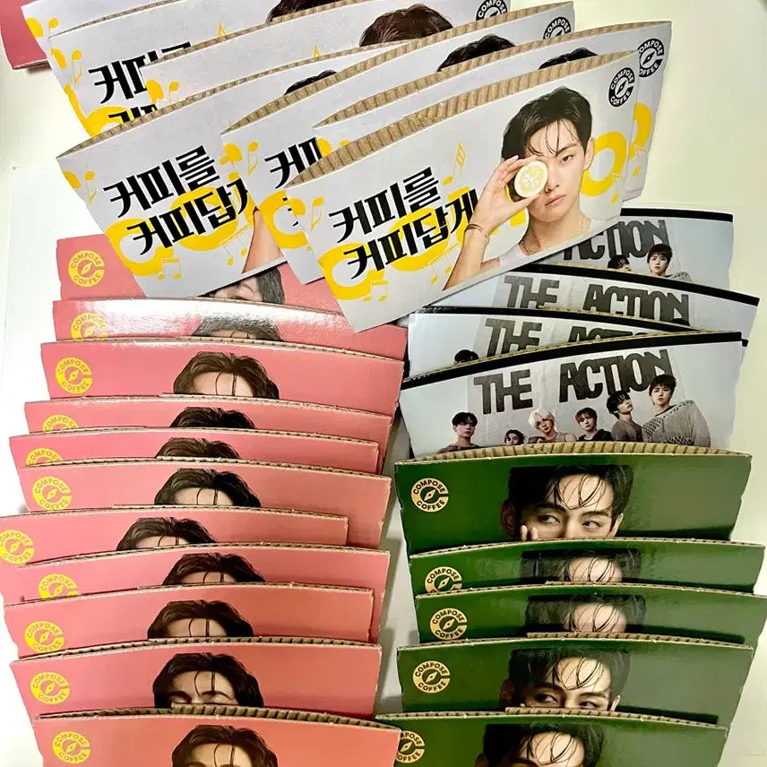 [BUNJANG] BTS V Compos Coffee &amp; Ediya Bundle Cup Holders / 컴포즈 뷔 컵홀더+이디야 일괄 방탄소년단 bts