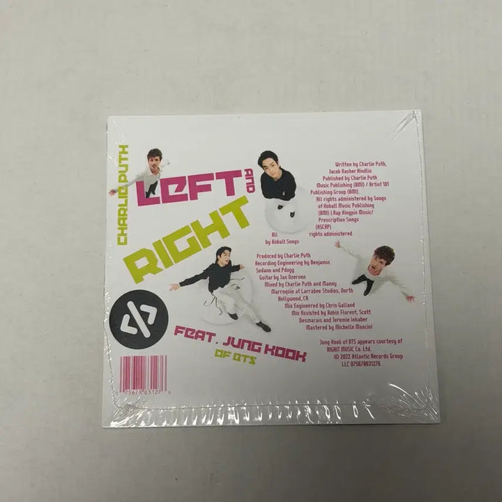 [BUNJANG] Jungkook Charlie Puth USA Physical Album (Sealed) / [미개봉] 정국 찰리푸스 미국 피지컬앨범