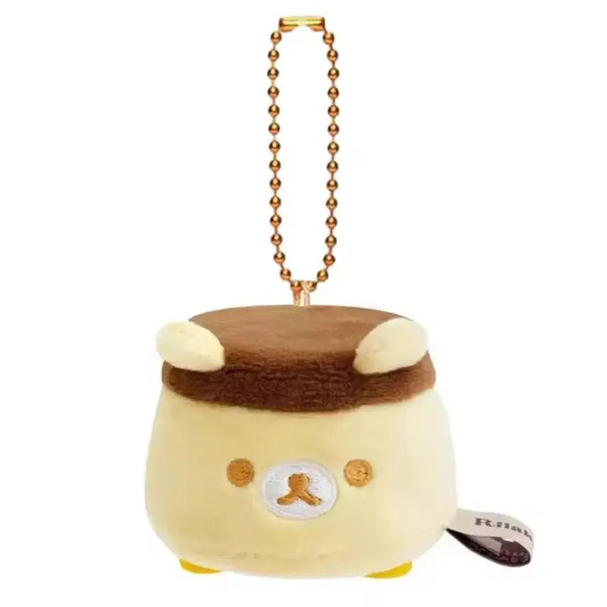 [BUNJANG] Rilakkuma Pudding Doll Keychain / 리락쿠마 푸딩 인형 키링 새상품