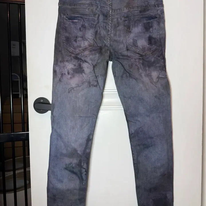 [BUNJANG] Self-made Denim Jeans / 셀프메이드 나염 진