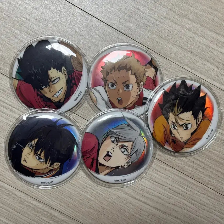 [BUNJANG] Haikyuu!! Daiso Can Badges Bundle Set / 하이큐 다이소 캔뱃지 일괄