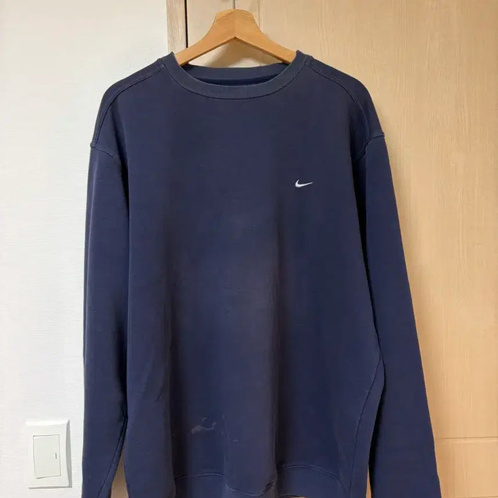 [BUNJANG] Nike 90s Mini Swoosh Vintage Sweatshirt / 나이키 빈티지 스웻셔츠 90s (미니 스우시)