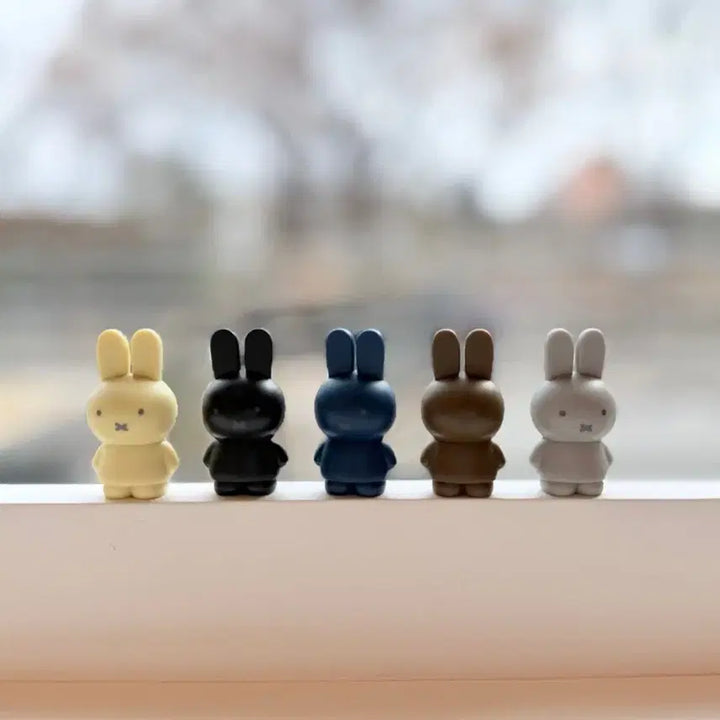 [SOLD OUT] 일본 모노톤 miffy 미피 피규어 5종 세트 새상품