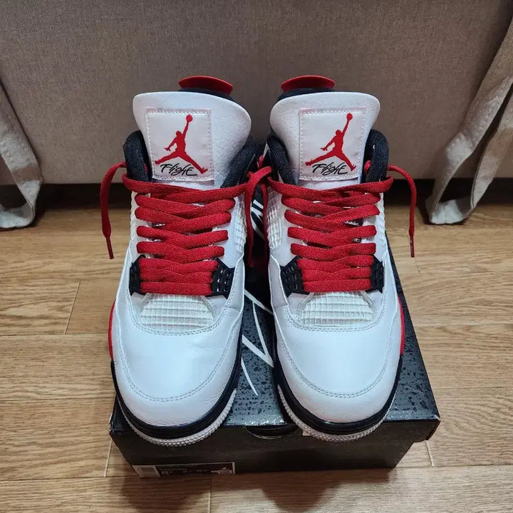 [BUNJANG] Jordan 4 Red Cement 265mm / 조던4 레드 시멘트 265