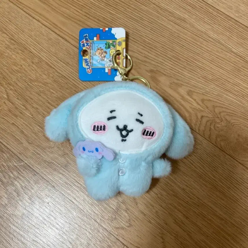 [BUNJANG] Monzakkwi Chiikawa Cinnamoroll Keychain / 먼작귀 치이카와 시나모롤 키링