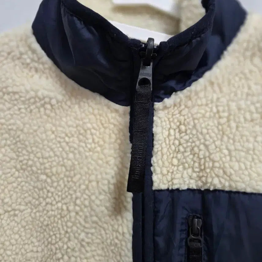 [BUNJANG] Timberland Ivory Fleece Jacket XS / 팀버랜드 아이보리 뽀글이 플리스 자켓 XS
