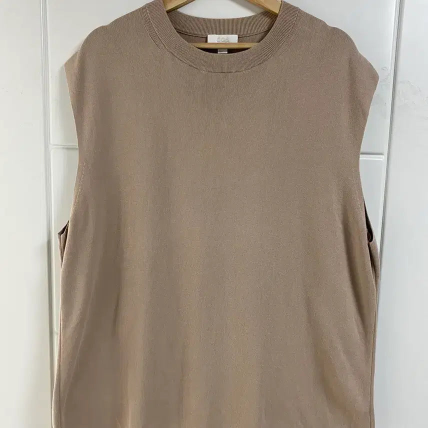 [BUNJANG] COS Knit Vest Beige L / [L] cos 코스 니트 베스트 베이지