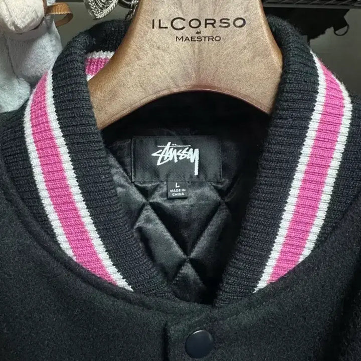 [BUNJANG] Stussy Melton Tork Varsity Jacket / [L] 스투시 멜튼 토크 바시티