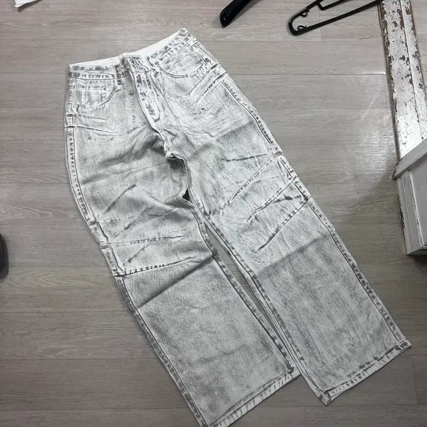 [BUNJANG] Dirty Washing Denim Pants / 더티워싱 데님팬츠