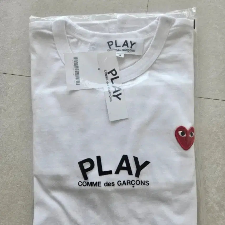 [BUNJANG] Comme des Garcons Long Sleeve T-shirt / 무료배송/꼼데 긴팔티 미개봉 새상품