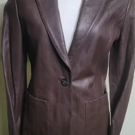[BUNJANG] Brown Leather Women&
