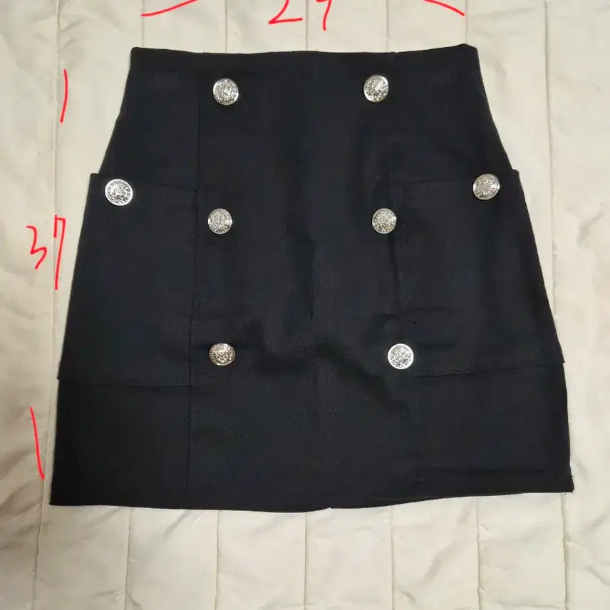 [BUNJANG] Black Mini Skirt / 블랙 미니스커트