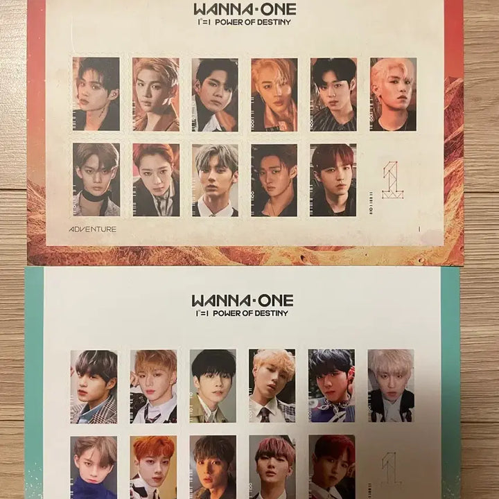 [BUNJANG] Wanna One Album Stamp Sticker Bundle Set / 워너원 앨범 우표 스티커 일괄 (박지훈 굿즈 양도)