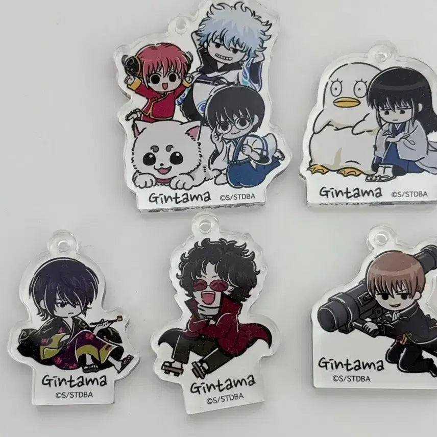 [BUNJANG] Gintama Acrylic Keyring Bundle Set / 은혼 아크릴 키링 일괄