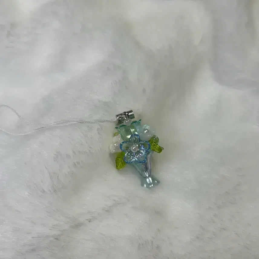 [BUNJANG] Floral Bead Keyring / 꽃다발 비즈키링