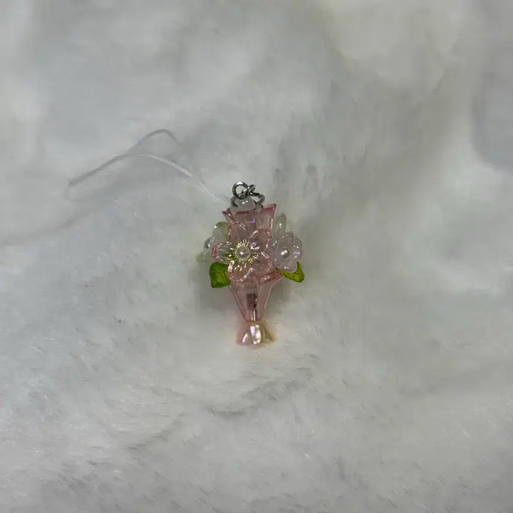 [BUNJANG] Floral Bead Keyring / 꽃다발 비즈키링