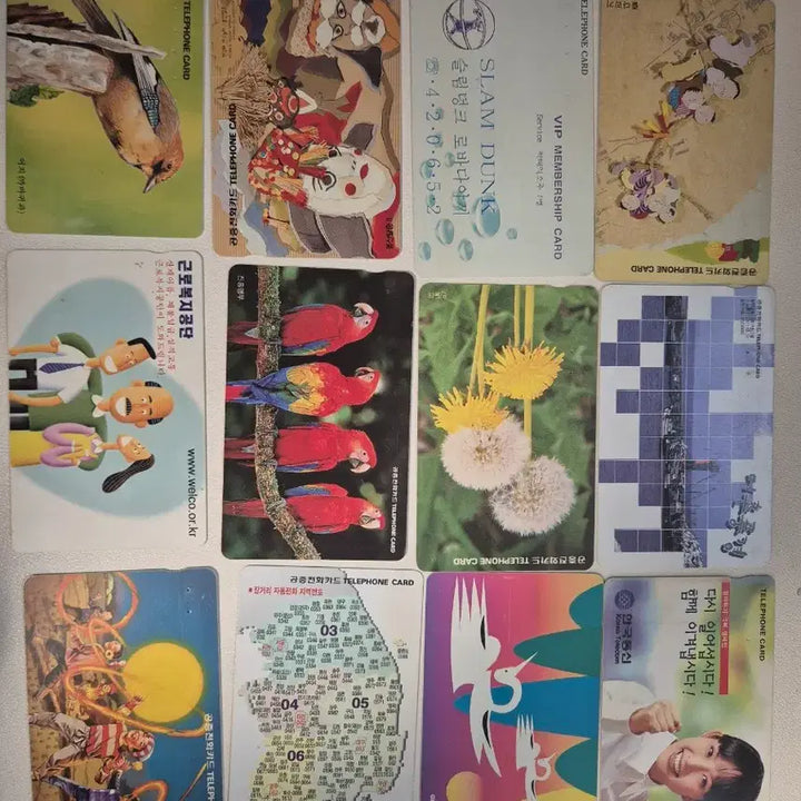 [BUNJANG] Telephone Card Collection (57 Cards) / 공중전화 카드 컬렉션 (총 57장)