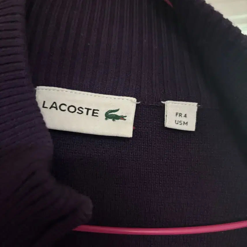 [BUNJANG] Lacoste Zip-Up Knit / 라코스테 집업니트 판매합니다
