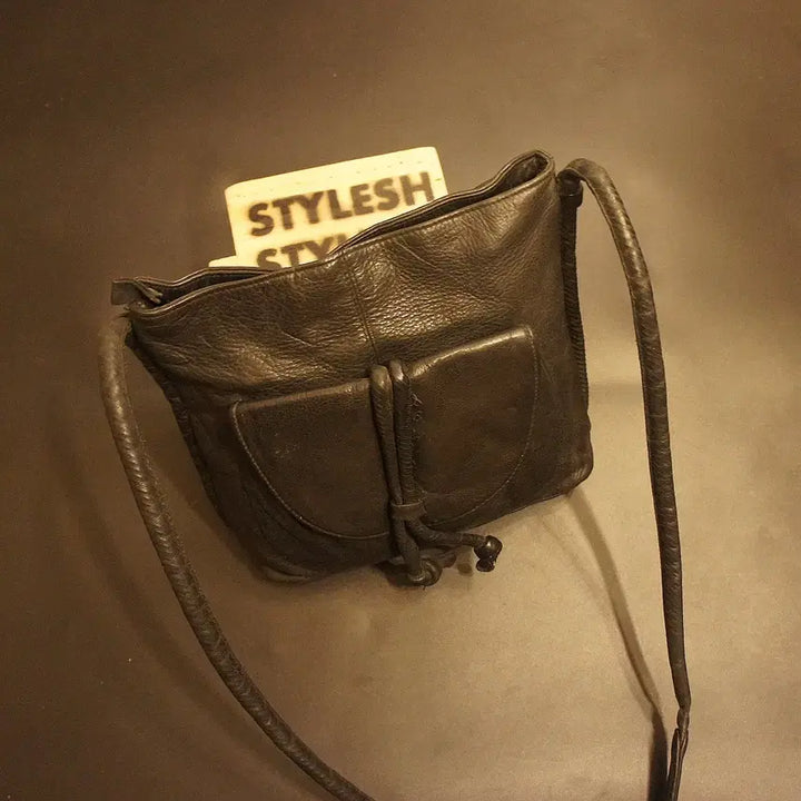 [BUNJANG] Vintage Leather Crossbody Bag / 7127 크로스가방 크로스백 가죽백 가죽가방 빈티지가방 여성가방 여자백