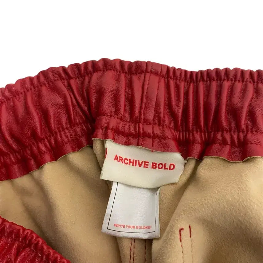 [BUNJANG] Archivebold 939 Leather Pants L / 아카이브볼드 939 레더 팬츠 L