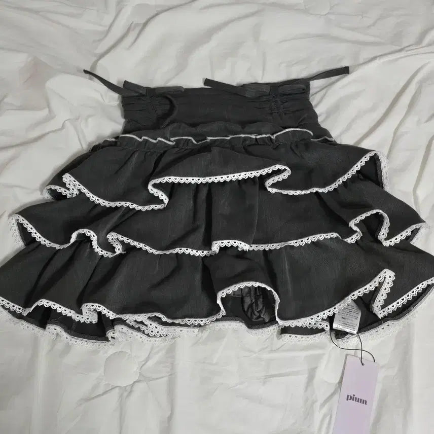 [BUNJANG] Pium Grey Skirt Jiregye Style / pium 피움 스커트 회색 양산형 지뢰계