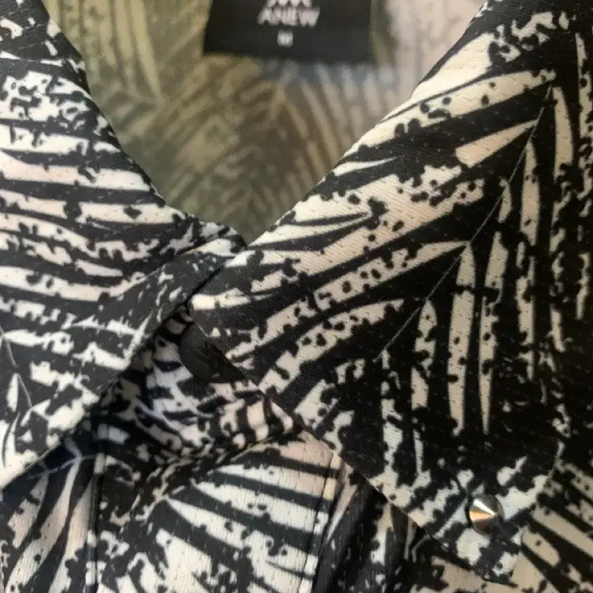 [BUNJANG] ANEW Palm Tree Pattern Shirt M / ANEW 야자수 패턴 셔츠 M