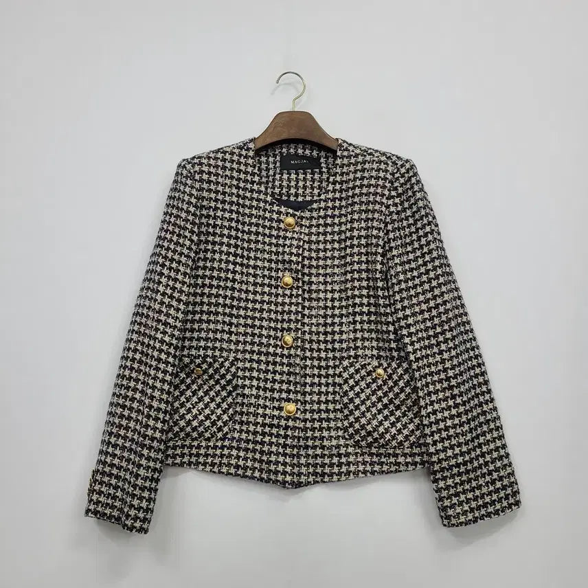 [BUNJANG] MAGJAY Tweed Jacket Gold Button / MAGJAY 메그제이 트위드 자켓 금장 버튼/프리/앨리스/444