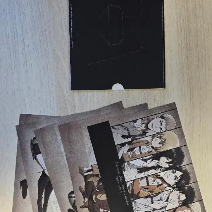 [BUNJANG] Limited Edition Attack on Titan Blu-ray Box Set Survey Corps Calendar Booklet Illustration Cuts / 한정판 진격의거인 블루레이박스 조사병단 켈린더 설정 북클릿 일러스트컷
