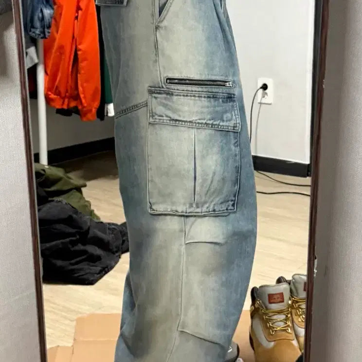 [BUNJANG] Minav Cargo Jeans / 미나브 청바지