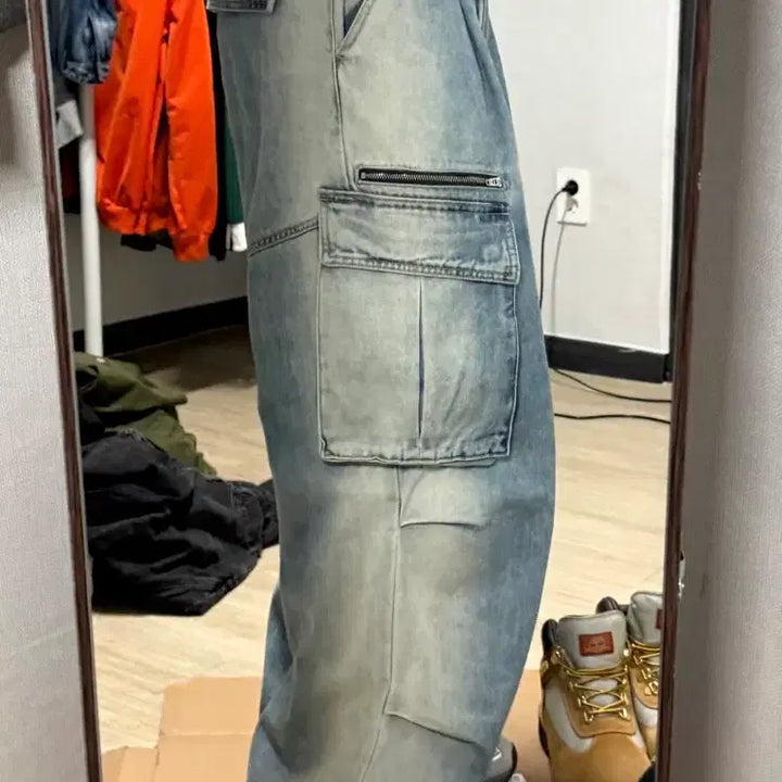 [BUNJANG] Minav Cargo Jeans / 미나브 청바지