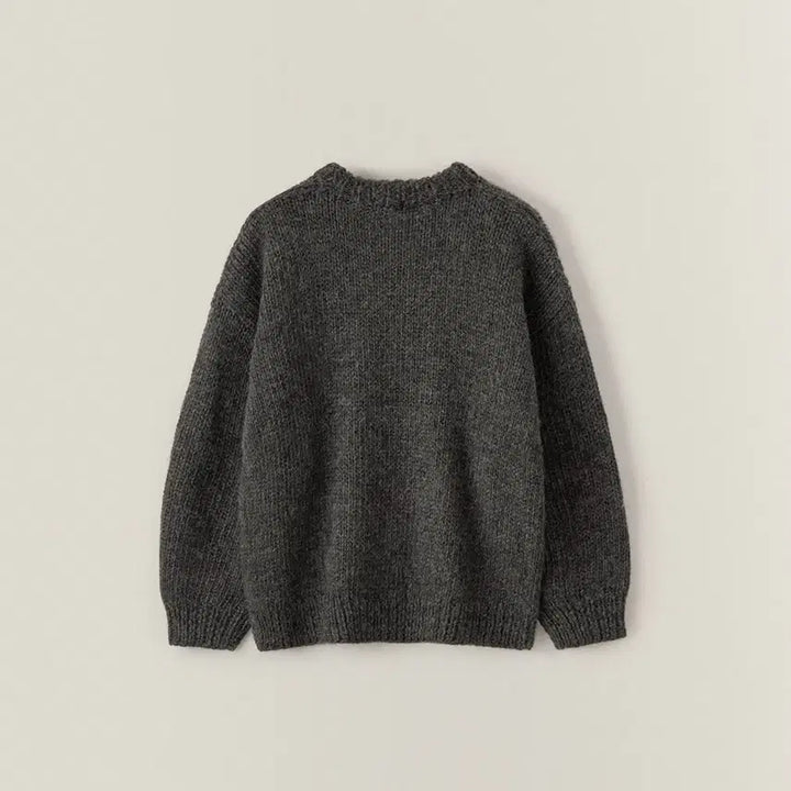 [BUNJANG] Facade Pattern Handmade Roundneck Knit / 파사드패턴 핸드메이드 라운드넥 니트