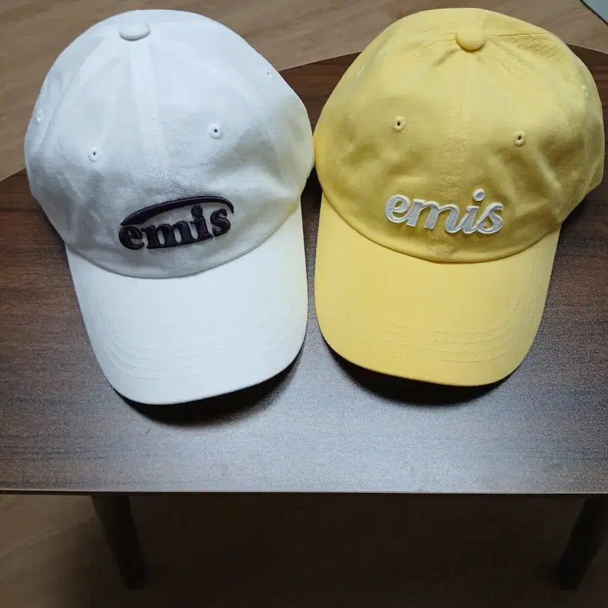 [BUNJANG] emis 엠리스 볼캡 화이트/옐로우 / emis 엠리스 볼캡 화이트/옐로우