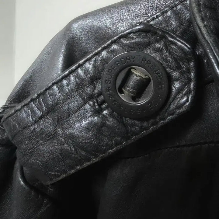 [BUNJANG] Superdry Leather Jacket / 슈퍼드라이 양가죽 자켓 M (실측 L급 / 가단 54)