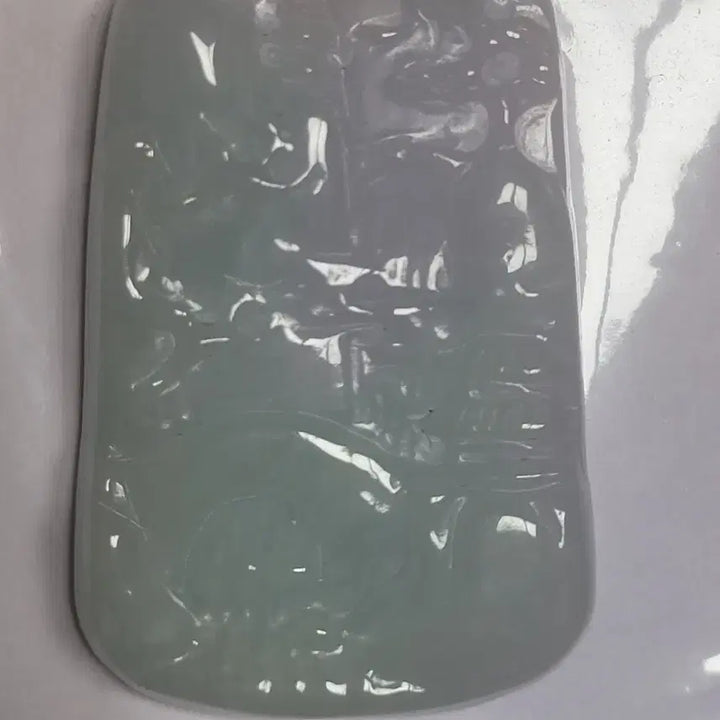 [BUNJANG] Carved Jade Pendant / 천연비취 조각 팬던트 미사용