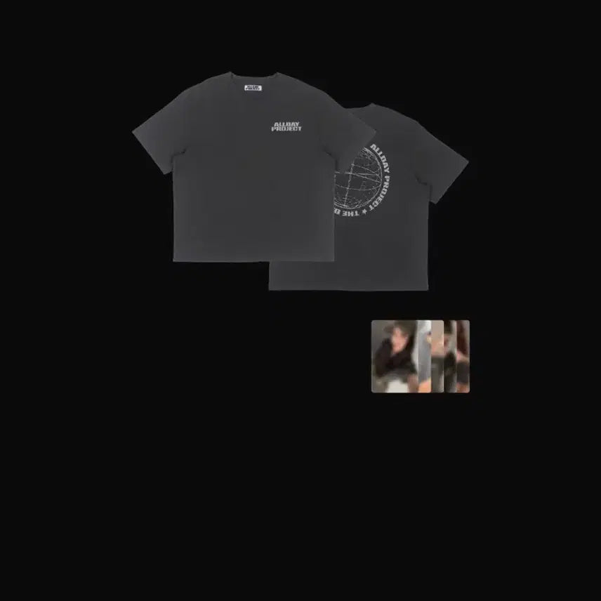 [BUNJANG] All Day Project Graphic Print T-Shirt / 올데이프로젝트 굿즈 반팔