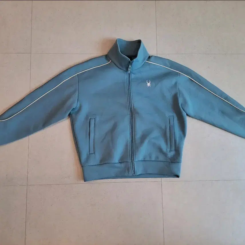 [BUNJANG] Spider Blue Track Jacket (Size S) / 스파이더 블루 트랙 자켓 s