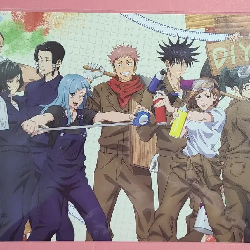 [BUNJANG] Jujutsu Kaisen DIY A4 Stand / (정품)주술회전 DIY A4 받침대