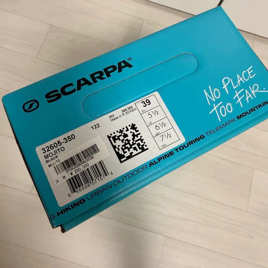 [BUNJANG] Scarpa Mojito Black Hiking Shoes / [39] 스카르파 모히토 블랙 등산화