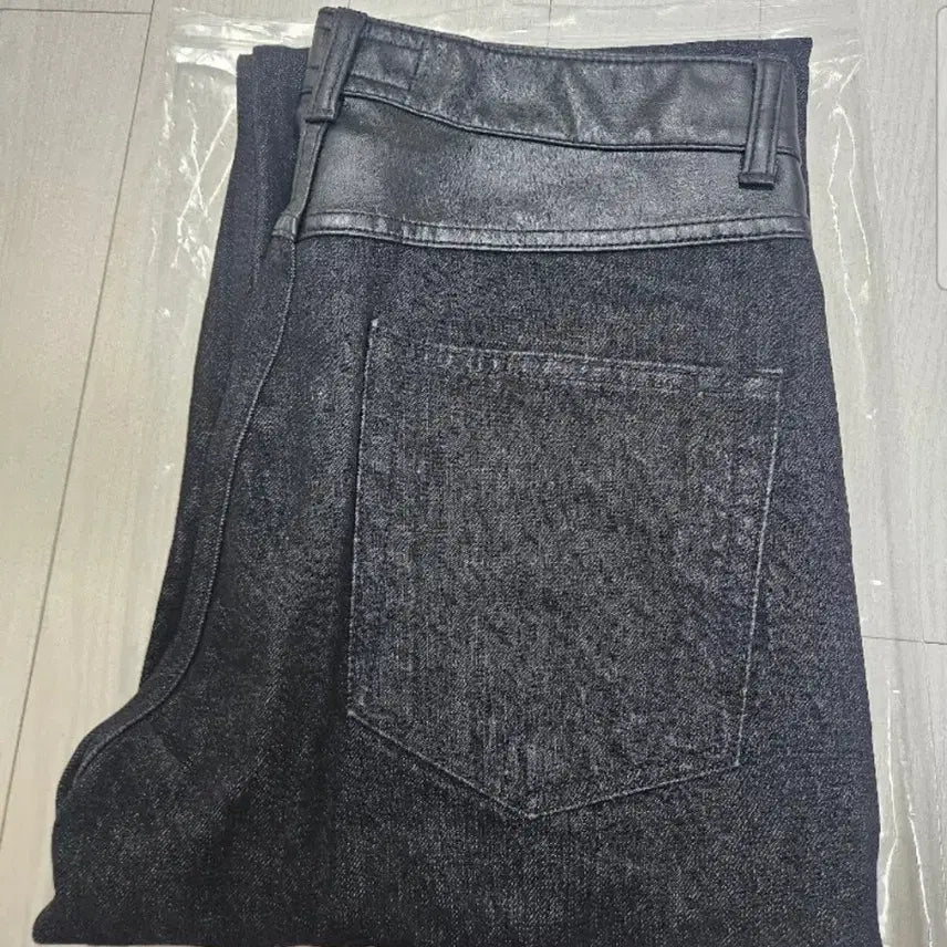 [BUNJANG] Tonywex Leather Panel Denim Jeans 30 / 토니웩 / 레더 패널 데님 진 / 30