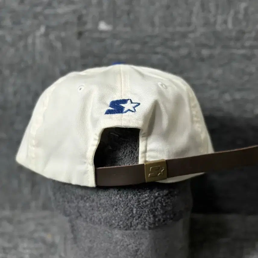[BUNJANG] Starter Ball Cap White/Blue / 스타터 볼캡 화이트/블루