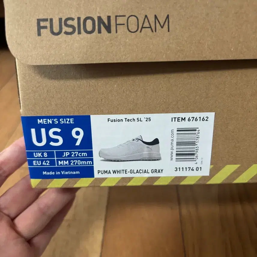 [BUNJANG] Puma Fusionform Golf Shoes White / 푸마 퓨전폼 골프화 화이트 새상품
