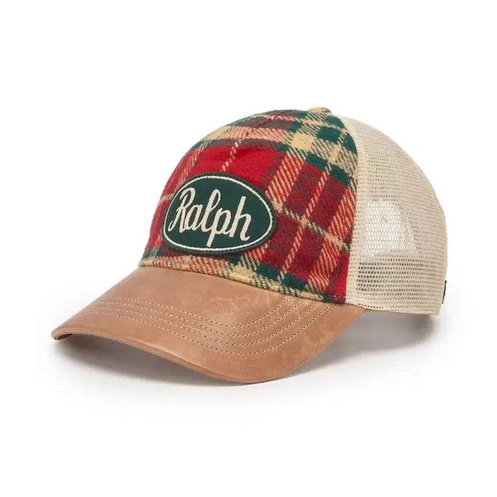 [BUNJANG] Polo Country Leather Billfolder Trucker Cap / 폴로 컨트리 레더 빌프레더 트러커 캡