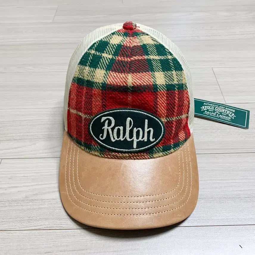 [BUNJANG] Polo Country Leather Billfolder Trucker Cap / 폴로 컨트리 레더 빌프레더 트러커 캡