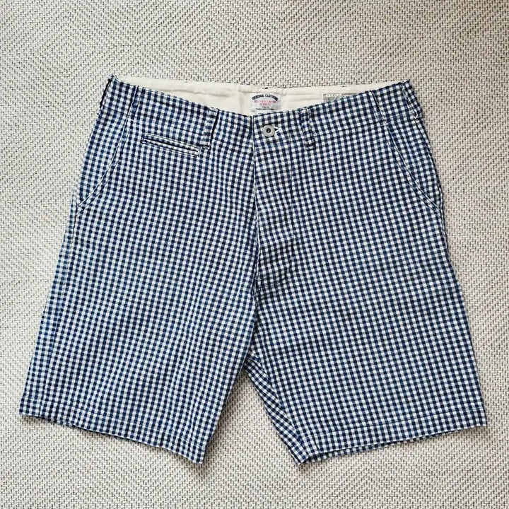 [BUNJANG] Outstanding Heavyweight Cotton Shorts ( gingham check ) / 새상품급 아웃스탠딩 헤비웨이트 코튼 쇼츠
