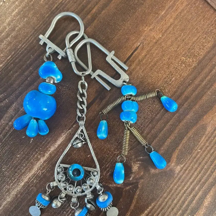 [BUNJANG] Vintage Keyring Set Antique Collectible / 빈티지 수집 열쇠고리 3개세트 소품 엔틱 키링 희소성 가치있는 소장품