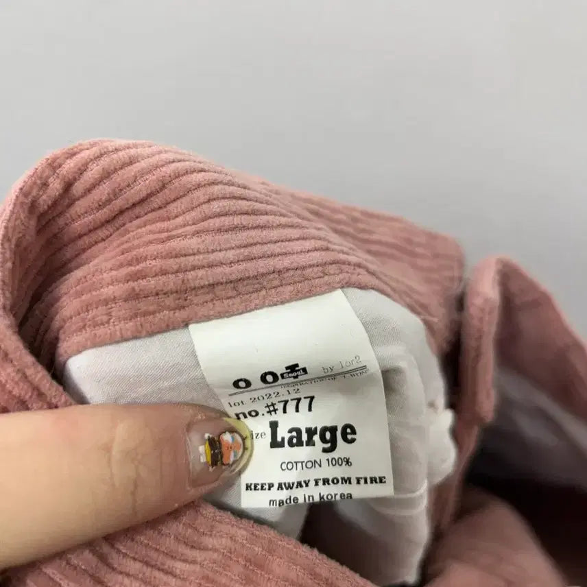 [BUNJANG] OOT Corduroy Wide Pants Pink Pants S / OOT 코듀로이 와이드 팬츠 핑크 팬츠 S